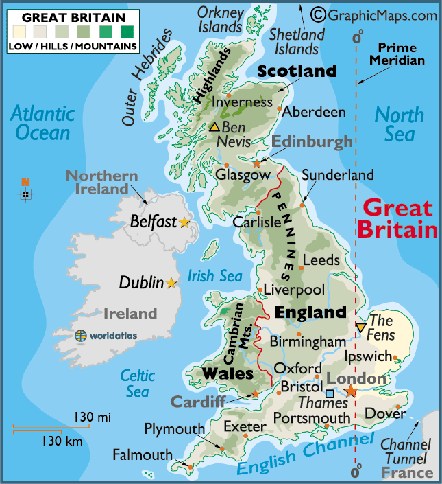 britain map